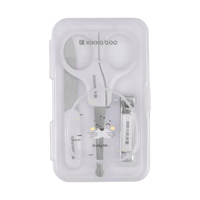 Kikkaboo Seally Me Manicure Set - Grijs