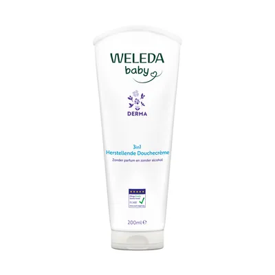 Weleda Douchecrème - Baby Derma 3in1 Herstellend - 200 ml