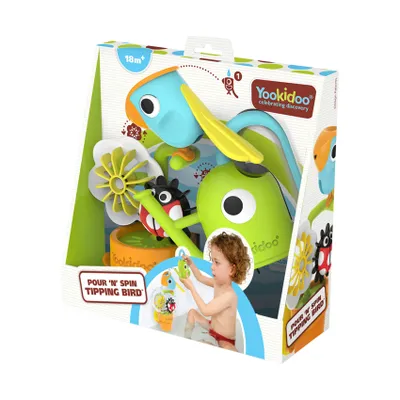 Yookidoo Badspeelgoed – Pour ’N’ Spin Tipping Bird