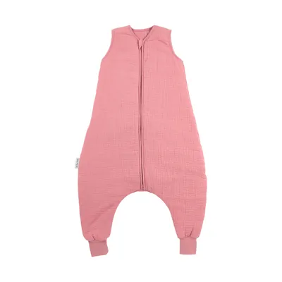 Meyco Slaapzak Jumper Gevoerd Pre-Washed - 104 cm - Hydrofiel - Rose