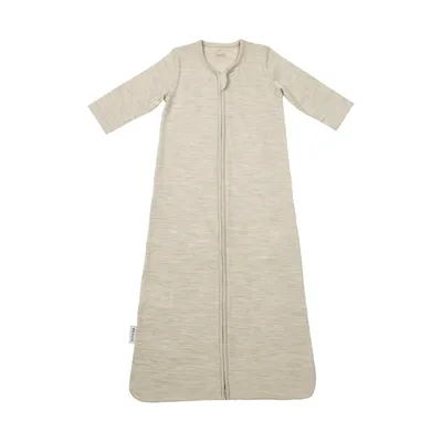 Meyco Slaapzak - 80 cm - Merinowol - Sand Melange