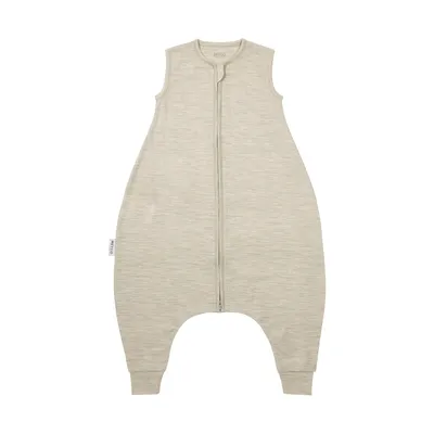 Meyco Slaapzak Jumper - 92 cm - Merinowol - Sand Melange 