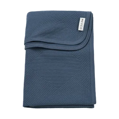 Meyco Pure Deken Gebreid - 75 x 100 cm - Jacquard