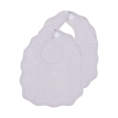 Meyco Baby Wavy Slab Met Klittenband - 2 Stuks - Badstof