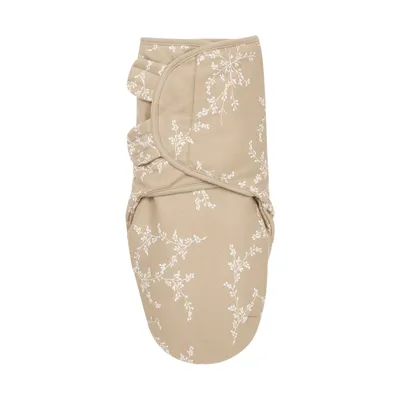 Meyco Baby SwaddleMeyco Inbakerdoek Gevoerd Branches Sand 0-3 Maanden