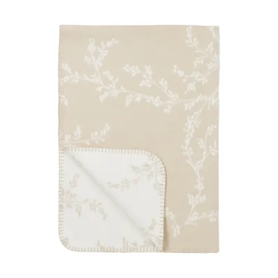 Meyco Baby Ledikantdeken Geweven Branches Sand 100 x 150 cm
