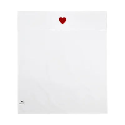 Meyco Baby Ledikantlaken Sweet Heart Red 100 x 150 cm