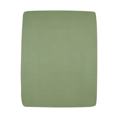 Meyco Baby Hoeslaken Boxmatras Uni Olive Green 75 x 95 cm