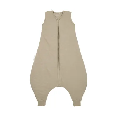 Meyco Baby Slaapzak Jumper Winter Slub Met Team No Sleep Applicatie Taupe / Offwhite