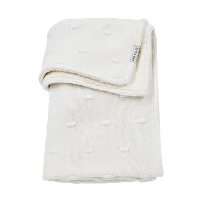 Meyco Baby Ledikantdeken Teddy Knots Offwhite 100 x 150 cm