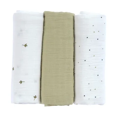 Lassig Multidoek Swaddle & Burp L