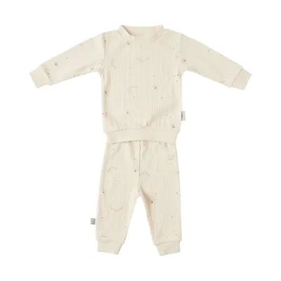 Witlof For Kids Pyjama - Maat 68 - Taupe 
