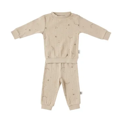 Witlof For Kids Pyjama - Maat 68 - Dark Taupe