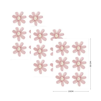 Little Dutch Muurstickers Flowers Fairy Garden - 3x A4 Size Sheets