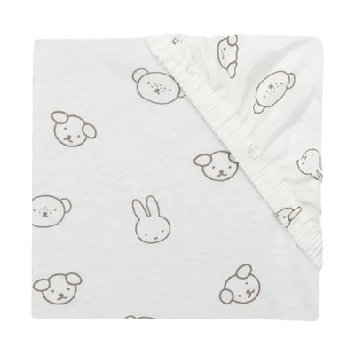 Jollein Hoeslaken Jersey 40/50x80/90cm - Miffy and Friends