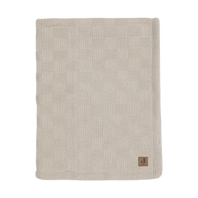 Jollein Deken Wieg Box Knit - Velvet - 75 x 100 cm - Warm Sand
