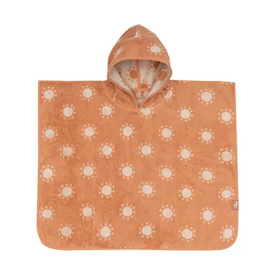 Jollein Jacquard Badponcho - 2-zijdig - Badstof - Sun