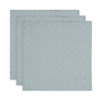 Jollein Miffy Silhouettes Small Multidoek - 3 Pack - 70 x 70 cm - Hydrofiel - Sea Green