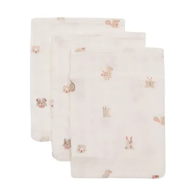 Jollein Hydrofiel Washandje - 15x20 cm - 3 Stuks