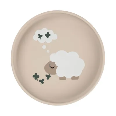 Done By Deer Stick & Stay Bord - Tiny Farm - Rond - 18 cm - Sand