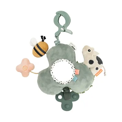 Done By Deer Tiny Farm Activiteitenspiegel Met Clip – Groen