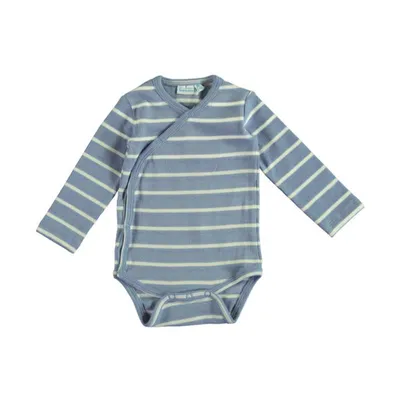 Babylook Striped Rib Romper