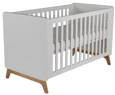 Europe Baby Iglo Ledikant 70 x 140 cm Incl. Juniorzijden - Wit
