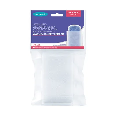 Lansinoh Navulling Wegwerphulzen voor Post Partum Kraamverband – 24 stuks