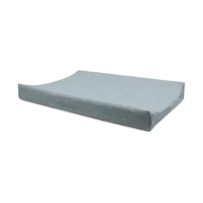 Jollein Aankleedkussenhoes - Jersey - 50 x 70 cm - Twinkling Sea Green