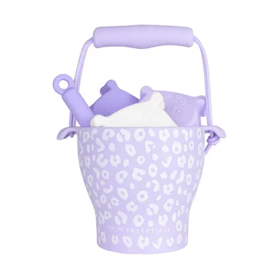 Swim Essentials Beach Set - Lila Leopard