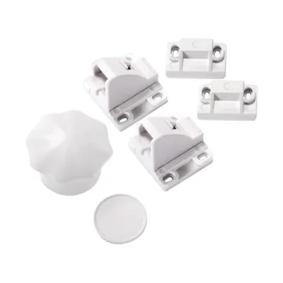 Jippie's Magneetslot Zelfklevend - 2 Stuks + 1 Sleutel 