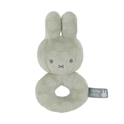 Nijntje Snuffie Knuffel - Green Flower - 25 cm