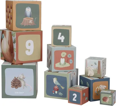 Little Dutch Kartonnen Stapeltoren Forest Friends FSC