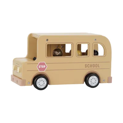 Little Dutch Schoolbus met poppetjes FSC