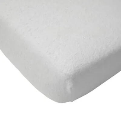 Jollein Badstof Hoeslaken Waterdicht - 60 x 120 cm - Wit