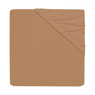 Jollein Hoeslaken Boxmatras Jersey Nougat 75 x 95 cm