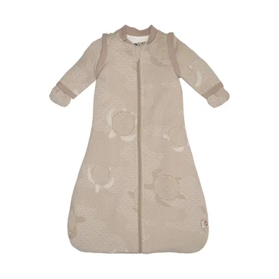 Lodger Slaapzak Hopper Met Afritsbare Mouwen - Maat 50/62 - Matcha Beige