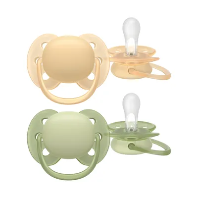 Philips Avent Ultra Soft Fopspeen - 6-18 Mnd - 2 Stuks - Plant-based