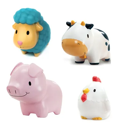 Munchkin Squirtin Barnyard Friends 4 Stuks