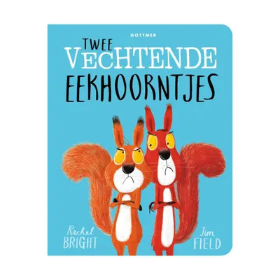 Gottmer Kartonboek - Twee vechtende eekhoorntjes