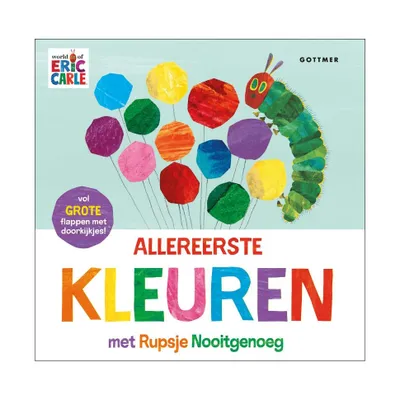 Gottmer Kartonboekje - Allereerste kleuren met Rupsje Nooitgenoeg
