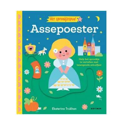 Gottmer Kartonboekje - Het Sprookjespad - Assepoester