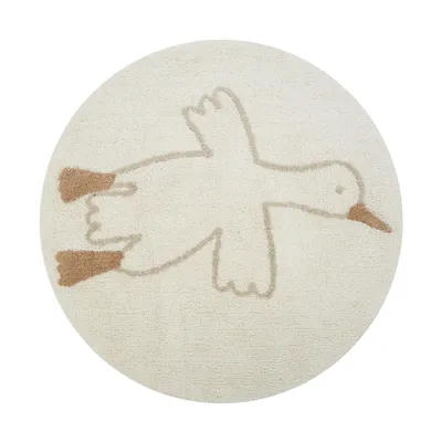 Puck Goose Vloerkleed - 90 cm - Creme