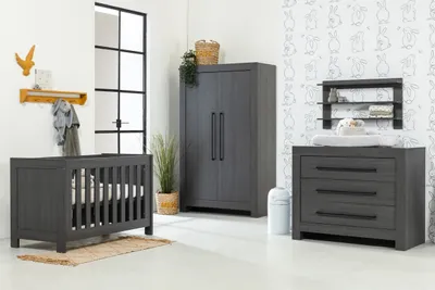 Interbaby Ledikant 60 x 120 - Commode 3 Laden Austin