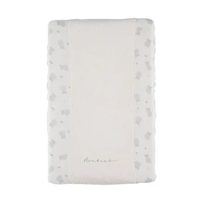 Noukie's F&O Aankleedkussen Hoes - Badstof - 45 x 67 cm - Wit 