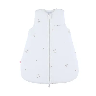 Noukie's F&O Slaapzak Met Borduursel - Gewatteerde Mousseline - Wit