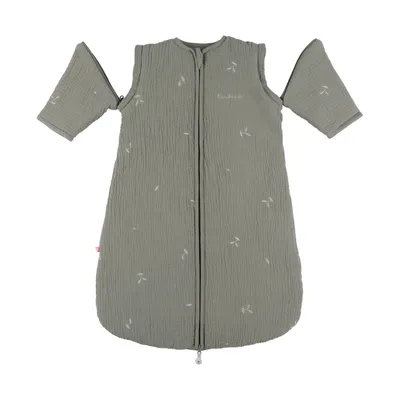 Noukie's F&O Slaapzak Met Borduursel - Gewatteerde Mousseline - Kaki