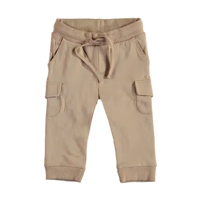 Babylook Pockets Broek - Maat 68 - Warm Taupe 
