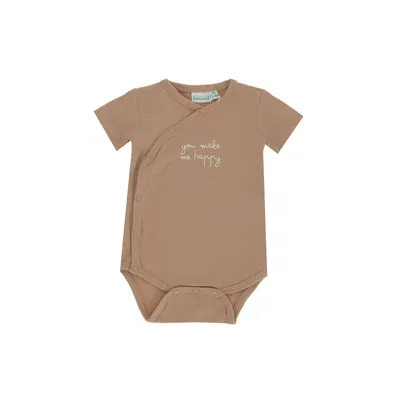 Babylook Romper Overslag Korte Mouw