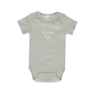 Babylook Romper Korte Mouw - Maat 62 - Mineral Grey